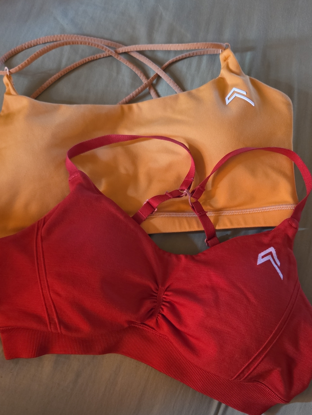 Oner Active- Bundle Sports Bras — Red & Orange